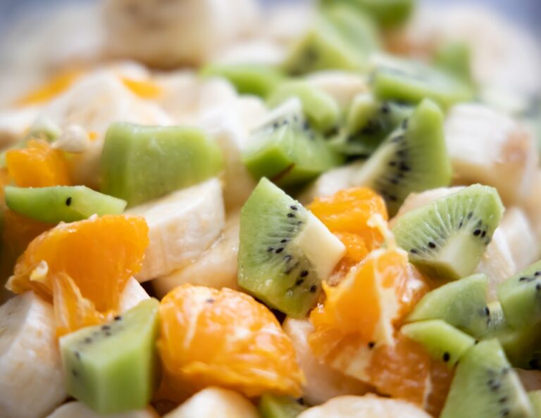 Photo salad of fruits